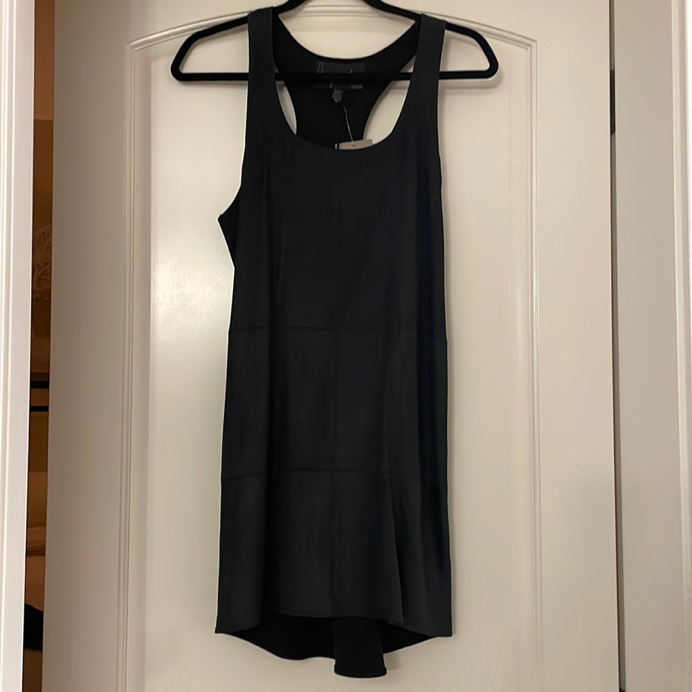 Short black casual dress